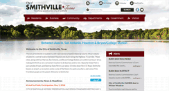Desktop Screenshot of ci.smithville.tx.us